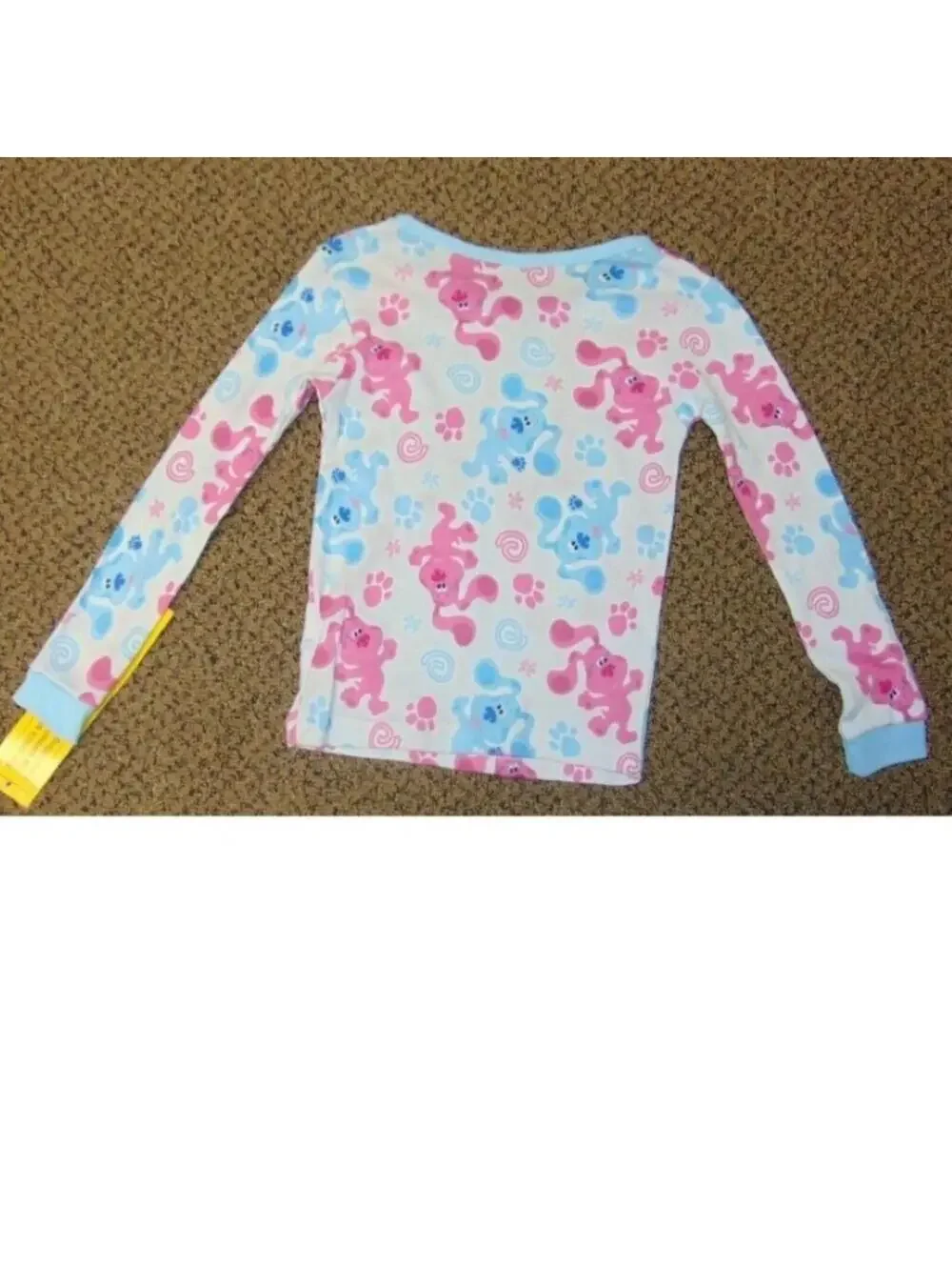 Blues Clues & Trolls Pajamas Top Girls 4T/5T Long Sleeve 2 Shirts Toddler